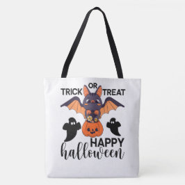 Bolsa Tote Trick ou Treine Feliz Halloween