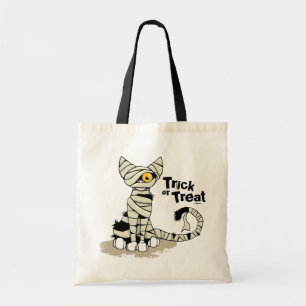 Bolsa Tote Trick ou Treine Mummy Cat - Halloween Bag