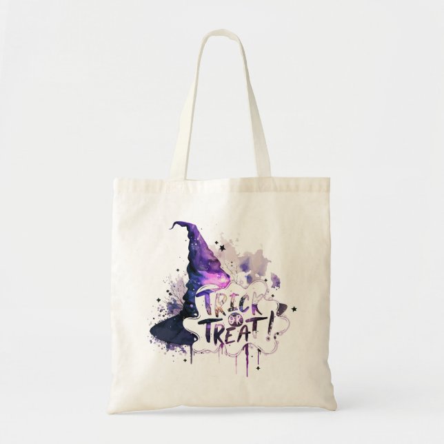Bolsa Tote Trick ou Treine o Halloween (Frente)