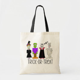 Bolsa Tote Trick ou Treine o Saco de Tote do Halloween