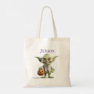 BOLSA TOTE TRICK PERSONALIZADO OU TRATAR ESQUELETO