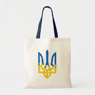 Bolsa Tote Tridente ucraniano poligonal baixo