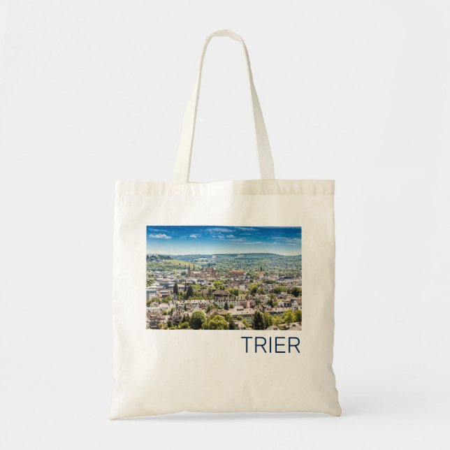 Bolsa Tote Trier Cityscape Panorama Moselle Alemanha Souvenir (Frente)