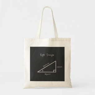 Bolsa Tote Trigonometria Tangente para a Direita Sine Cosine