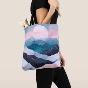 Bolsa Tote Trilha de Água Minimalista Dourada