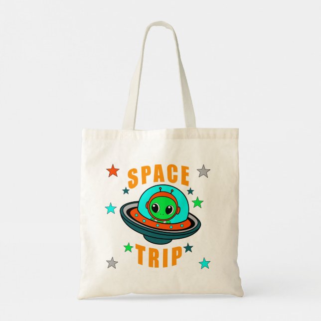 Bolsa Tote Trilha de Espaço (Verso)