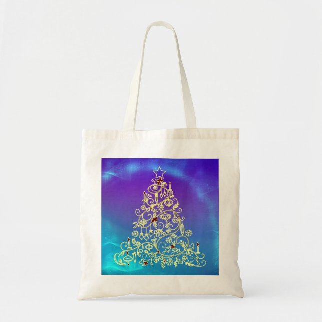 Bolsa Tote Trilha de Natal Desagradável Personalizada (Frente)