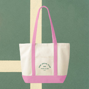 Bolsa Tote Trilha Rosa Pickleball do Clube Social Verde PKBL