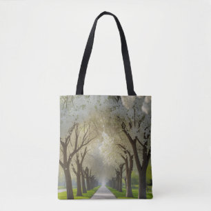 Bolsa Tote "Trilha Tranquila - Caminhe Entre Petais Diariamen