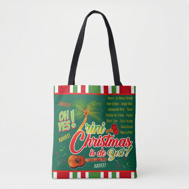 Bolsa Tote Trini Christmas é de Best on GREEN (Frente)