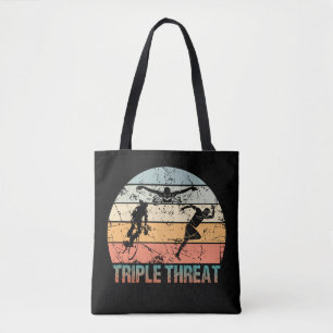 Bolsa Tote Tripla Ameaça - Atleta Triathlon