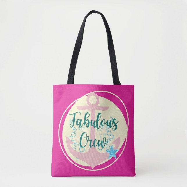 Bolsa Tote Tripulação fabulosa (Frente)