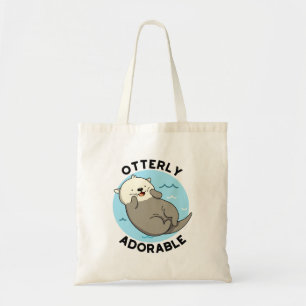 Bolsa Tote Trocadilho De Lontra Flutuante, Totalmente Adoráv
