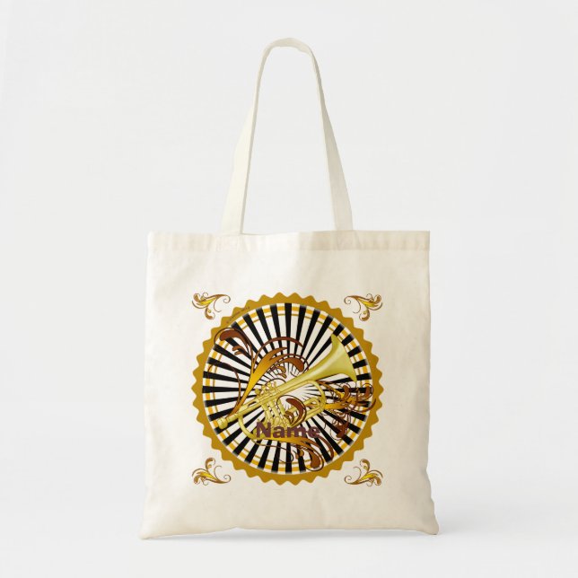 Bolsa tote Trombeta Swirls (Frente)
