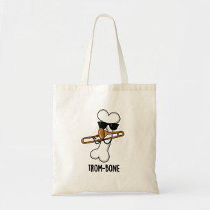 Bolsa Tote Trombone de Música Engraçado com Trom-bone