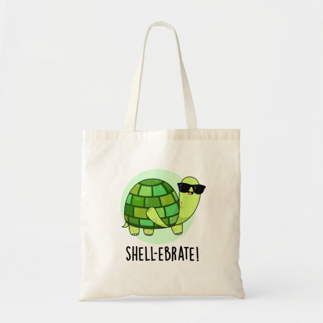 Bolsa Tote Trombose Encantada Engraçado Tortoise Animal Pun (Frente)