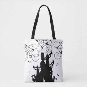 Bolsa Tote Trompet Section Jazz Music
