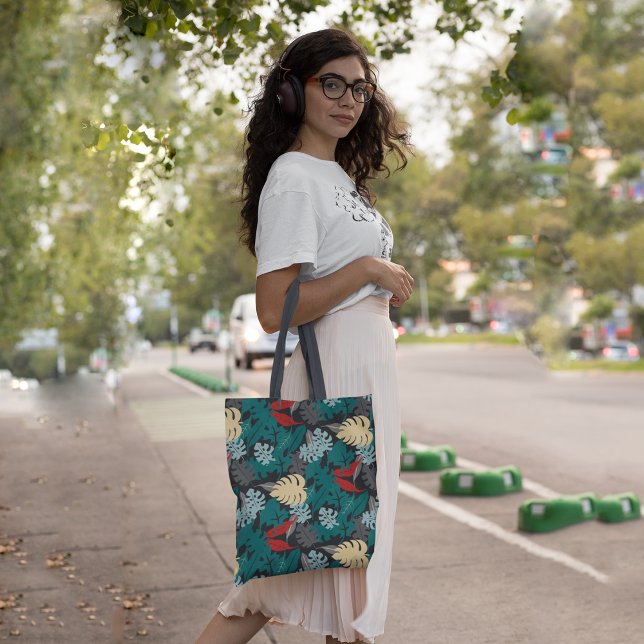 Bolsa Tote Tropical Escura (Criador carregado)