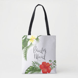 Bolsa Tote Tropical Floral Bridesmaid ID475