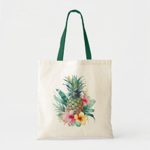 Bolsa Tote Tropical Floral do ananás