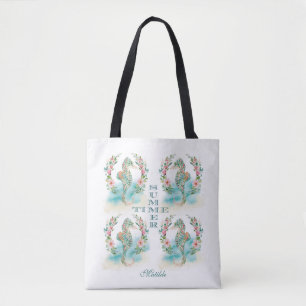 Bolsa Tote Tropical Floral Wreath Seacavalo, Luau SUMMER TIME