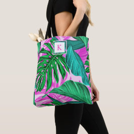 Bolsa Tote Tropical Island Vibes Monograma