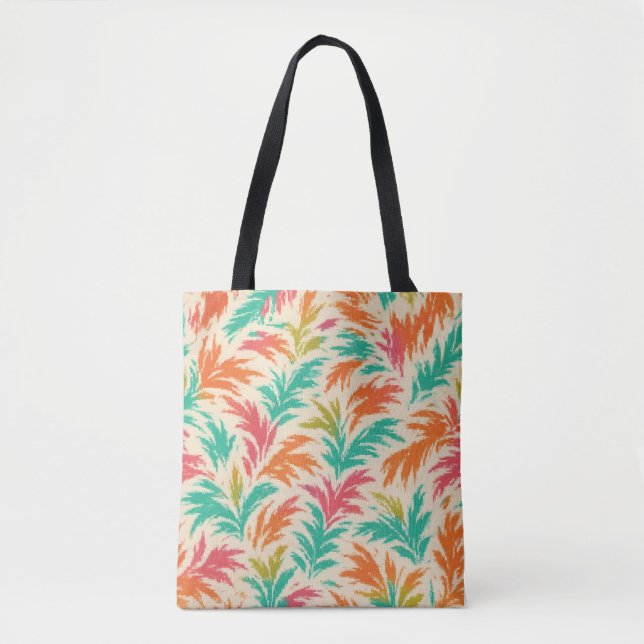 Bolsa Tote Tropical Static - Digital Jungle Bloom (Frente)