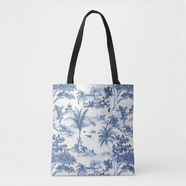 Bolsa Tote Tropical Toile De Jouy (Frente)