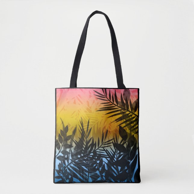 Bolsa Tote trópicos, verão (Frente)