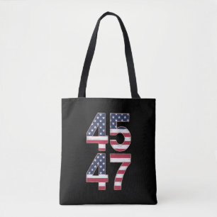 Bolsa Tote Trump 2024 45 47 Vintage
