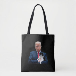 Bolsa Tote Trump 2024 Cat MAGA Funny Trump Cat