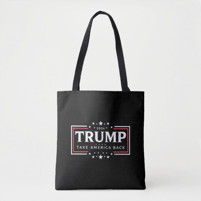 Bolsa Tote Trump 2024 De Volta à América  (Frente)