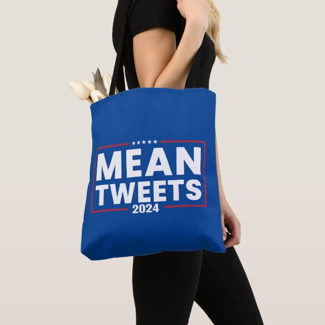 Bolsa Tote Trump 2024 Eleição Média Dos Tweets (Close Up)