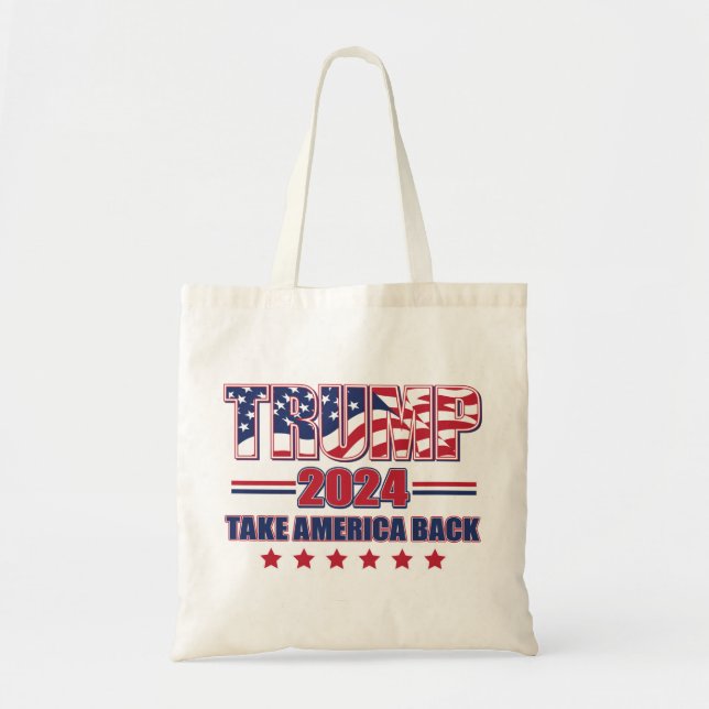 Bolsa Tote Trump-2024-Take-America-Back (Frente)