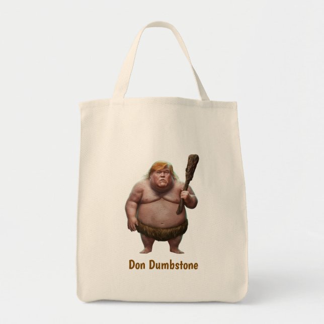Bolsa Tote Trump Caveman Tote Bag (Frente)