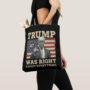 Bolsa Tote Trump Estava Certo Sobre Tudo EUA América