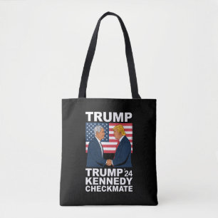 Bolsa Tote Trump Kennedy Xeque-Mate 2024 Voto Trump Kennedy 