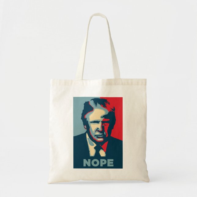 Bolsa Tote Trump Nope Tote Bag (Frente)
