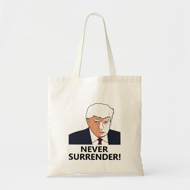 Bolsa Tote Trump Nunca Devolva Mug Shot (Frente)