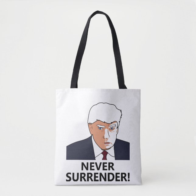 Bolsa Tote Trump Nunca Devolva Mug Shot (Frente)