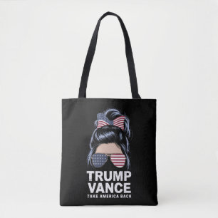 Bolsa Tote Trump Vance Leve a América de Volta Rapariga do Co