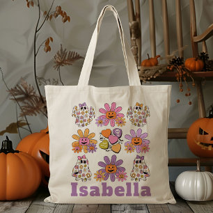 Bolsa Tote Truque De Fantasma Ou Doces De Tratamento Personal