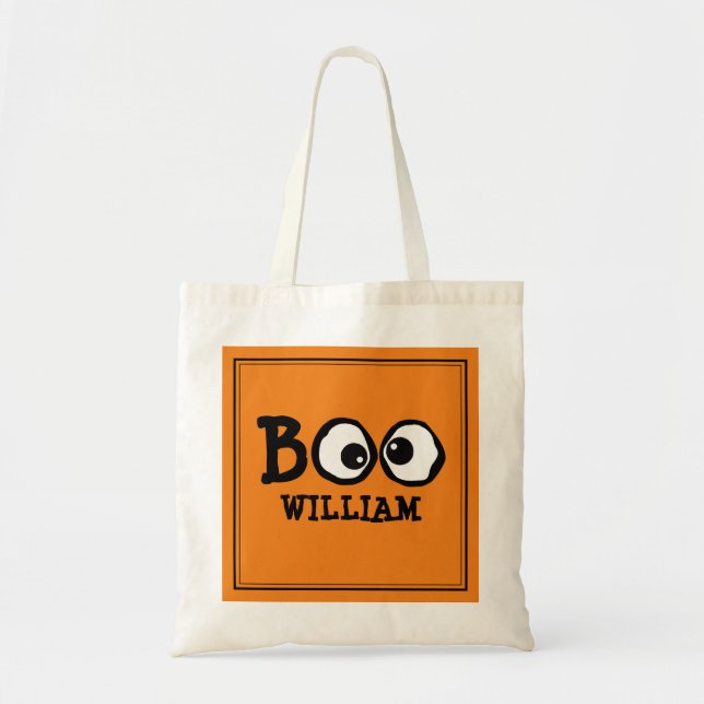 Bolsa Tote Truque De Halloween Ou Tratar Fantasma Simples (Frente)