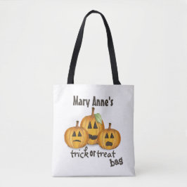 Bolsa Tote Truque De Halloween Ou Tratar Whimsical Jack O'Lan