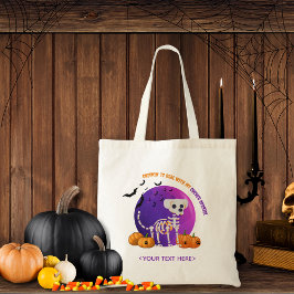 Bolsa Tote Truque de Halloween ou Trate o Saco de Tote de Doc