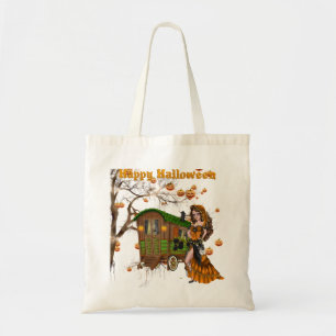 Bolsa Tote Truque de Halloween ou Trate Saco de Doces com Gyp