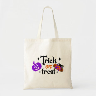Bolsa Tote Truque de Halloween ou Trate Tote Bag