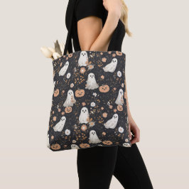 Bolsa Tote Truque de Hallowene Bonito ou Trate Saco de Doces