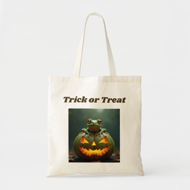 Bolsa Tote Truque ou tratamento (Frente)