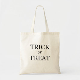 Bolsa Tote Truque ou tratamento clássico de Halloween